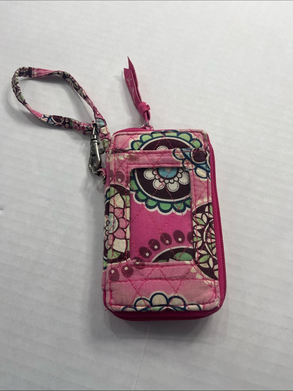 ✨ Vera Bradley Pink Floral Wristlet Wallet 🌸💖